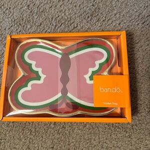 NWT ban.do butterfly trinket dish